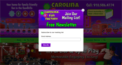 Desktop Screenshot of carolinafunfactory.com